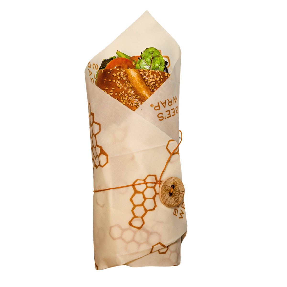 Bee's Wrap Reusable Beeswax Sandwich Wrap | Honeycomb Print
