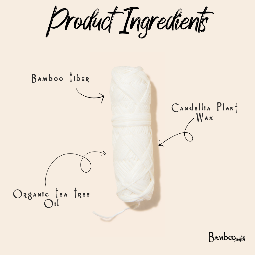 Vegan Bamboo Dental Floss