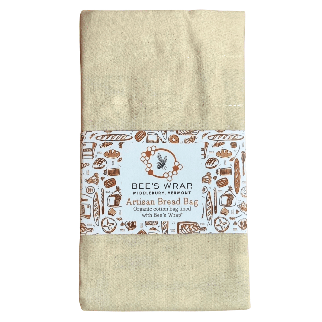 Bee's Wrap Reusable Beeswax Lined Artisan Bread Bag | Natural