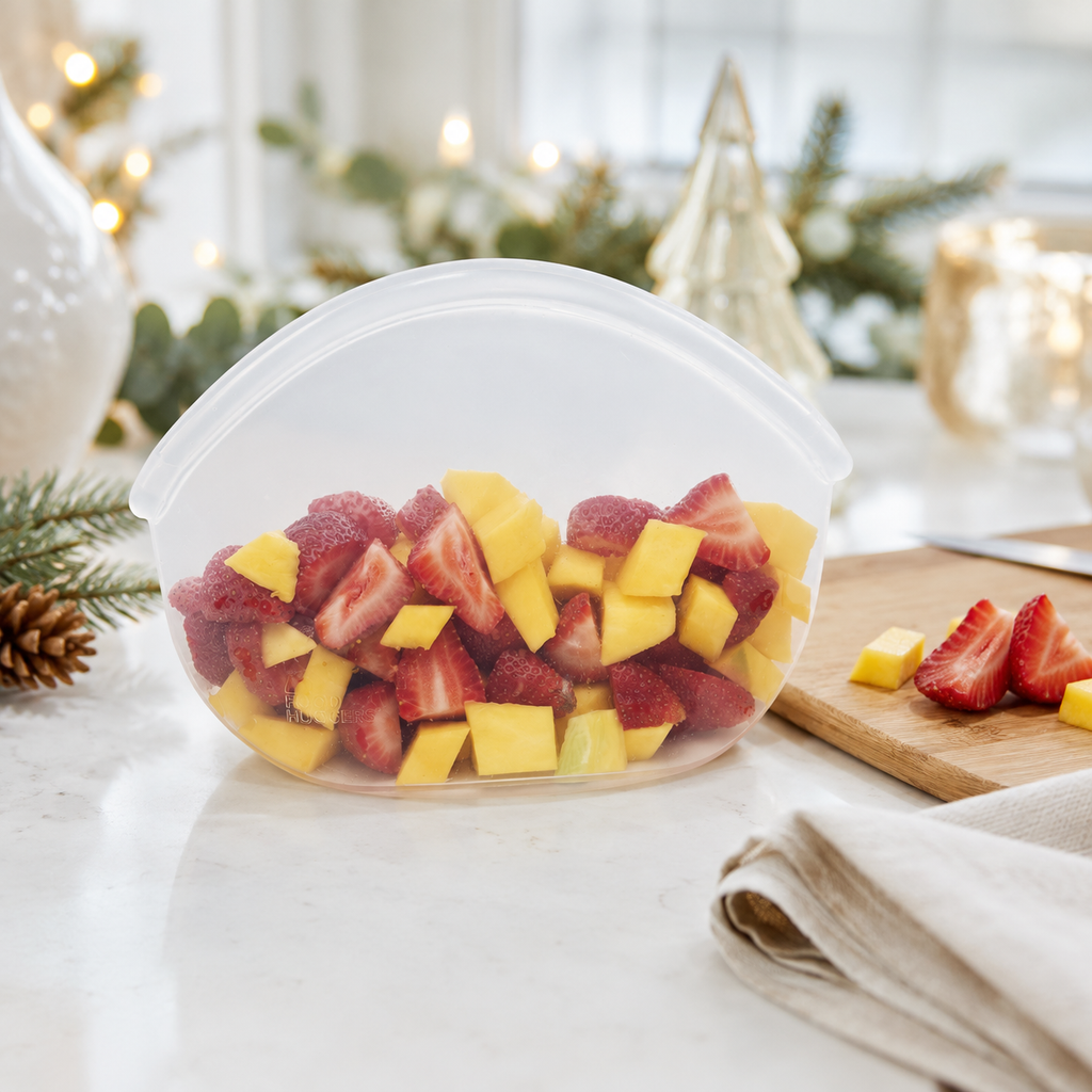 Reusable Silicone Storage Bag – Clear (900ml)