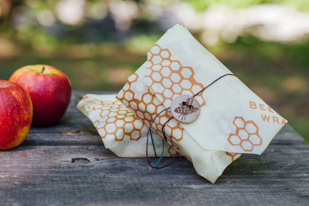 Bee's Wrap Reusable Beeswax Sandwich Wrap | Honeycomb Print