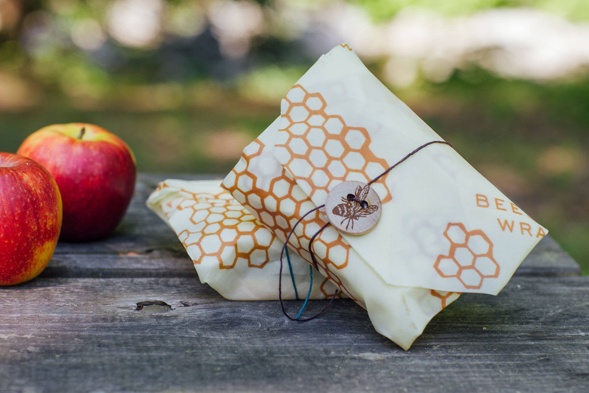 Bee's Wrap Reusable Beeswax Sandwich Wrap | Honeycomb Print