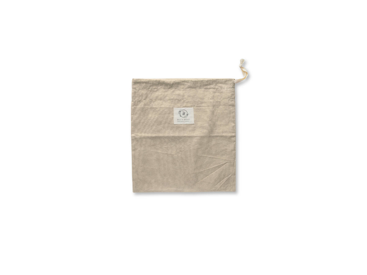 Bee's Wrap Reusable Beeswax Lined Artisan Bread Bag | Natural