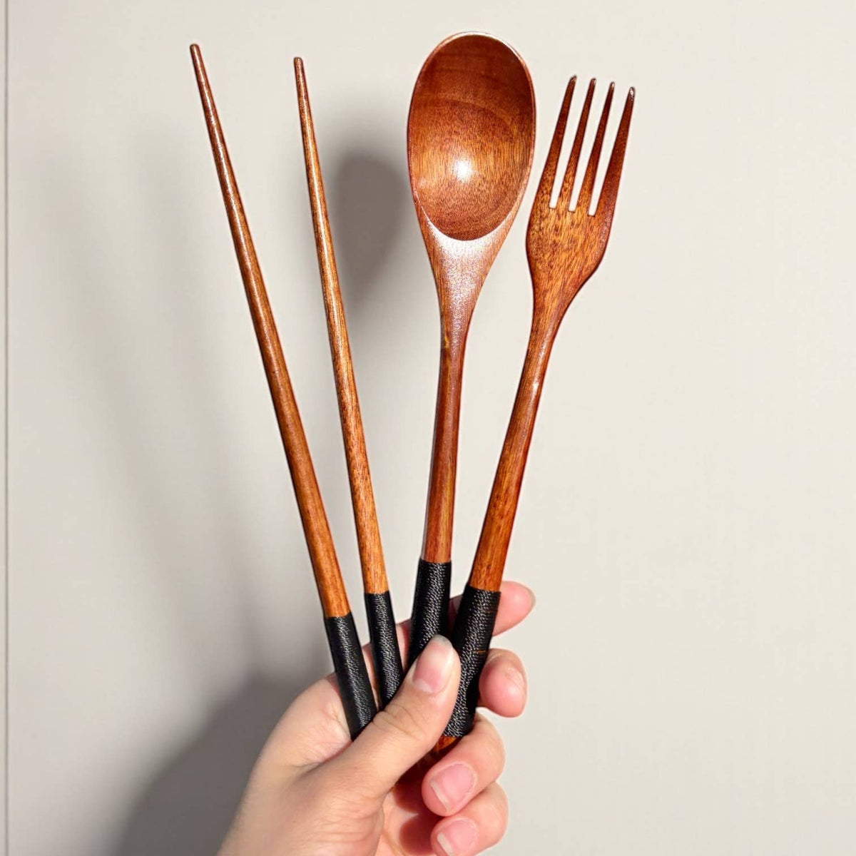Coconut Wood Utensil Cutlery Set