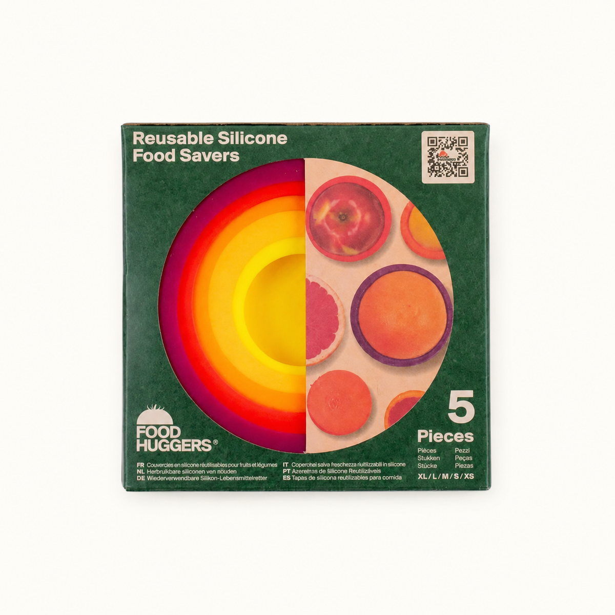 Reusable Silicone Food Savers – Autumn Harvest (Set of 5)