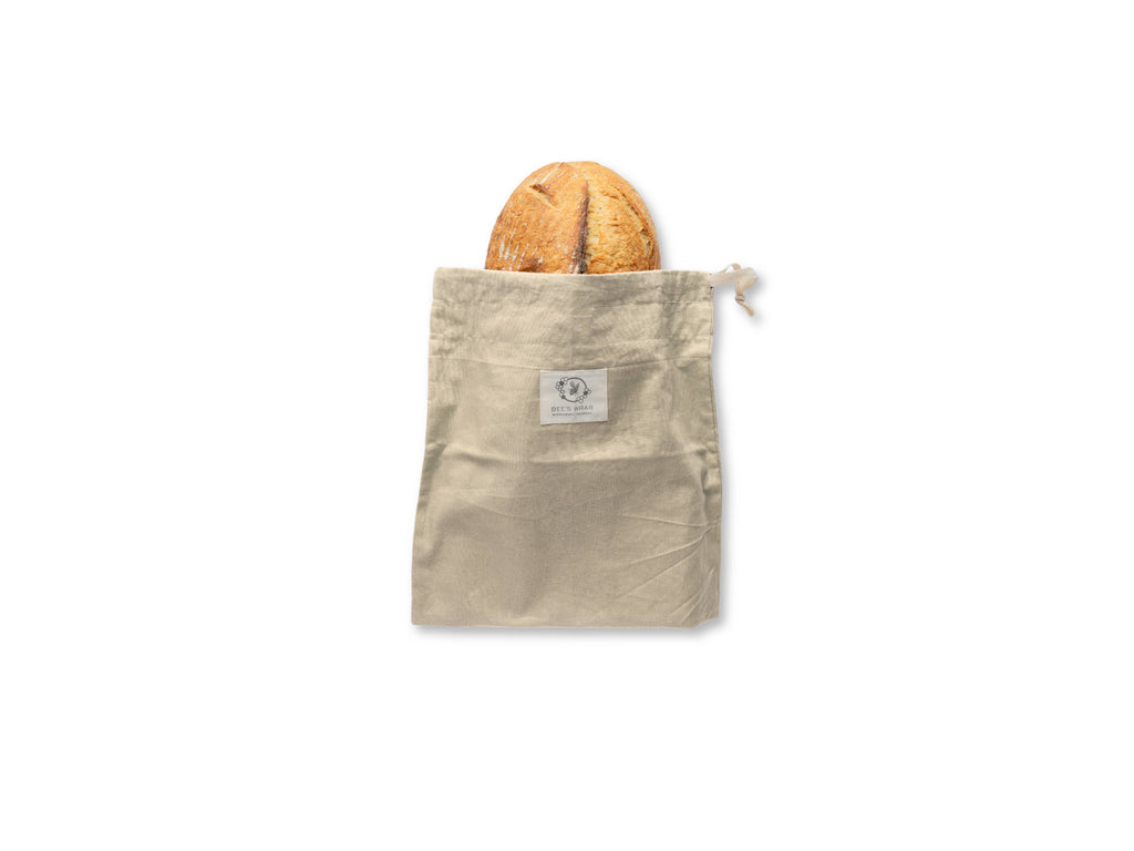 Bee's Wrap Reusable Beeswax Lined Artisan Bread Bag | Natural