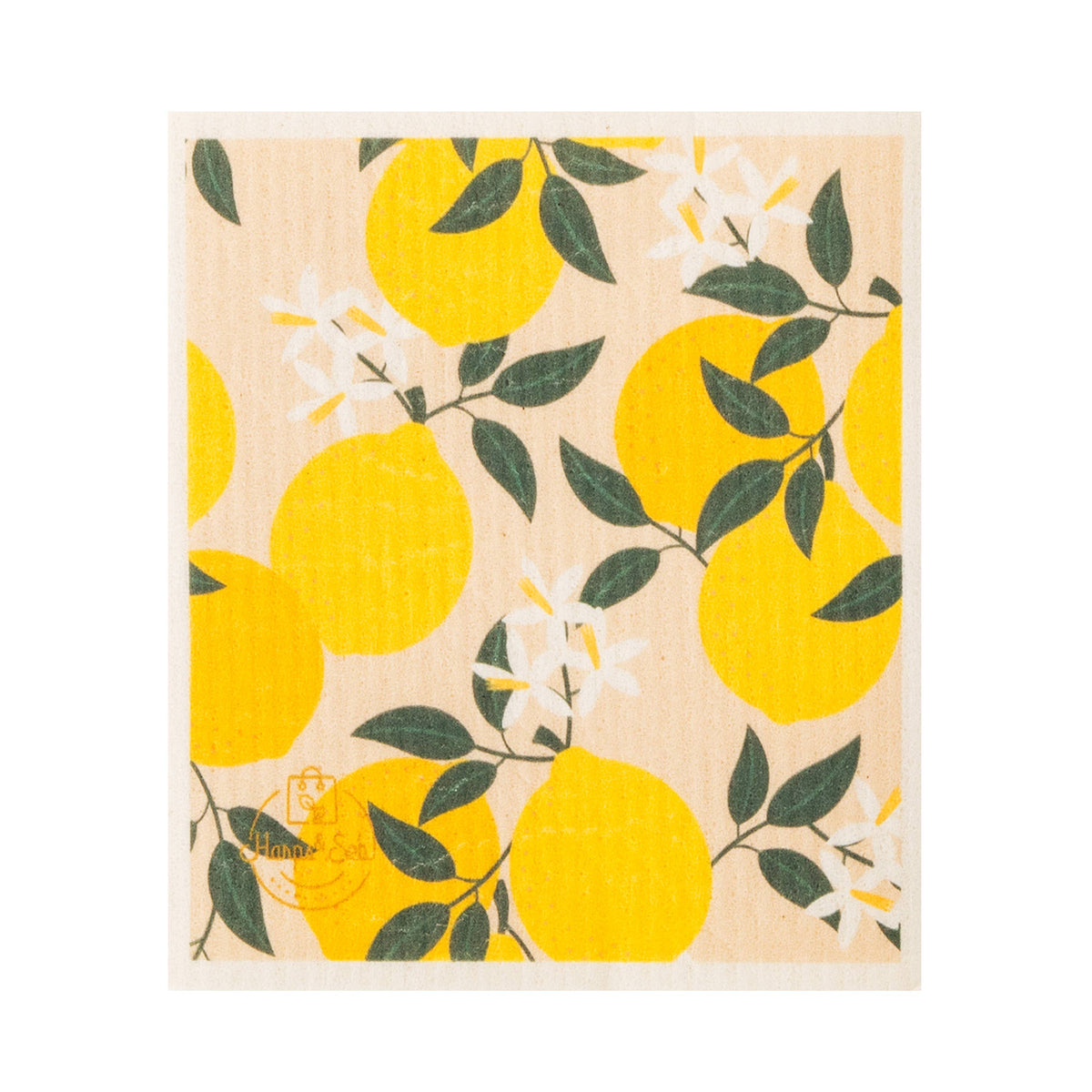 Swedish Dishcloth Set | 5-Pack Lemon Kiss