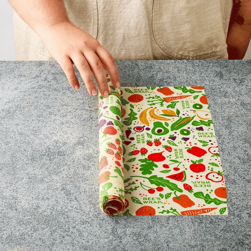 Bee's Wrap Reusable Beeswax Food Wrap Roll | Garden Party