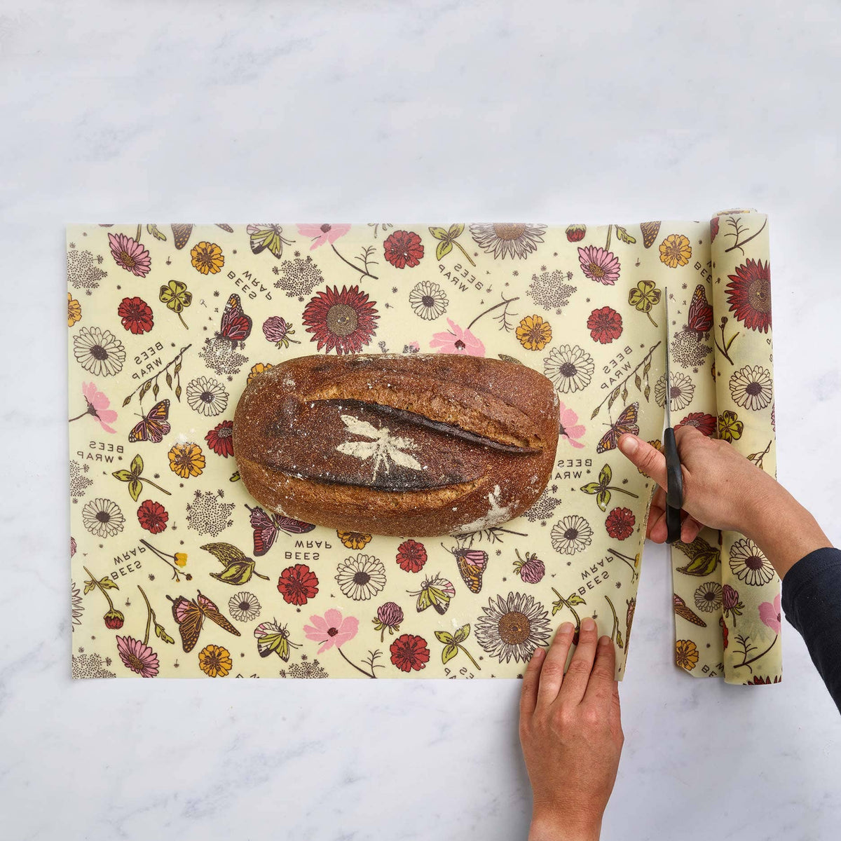 Bee's Wrap Reusable Beeswax Food Wrap Roll | Meadow Magic