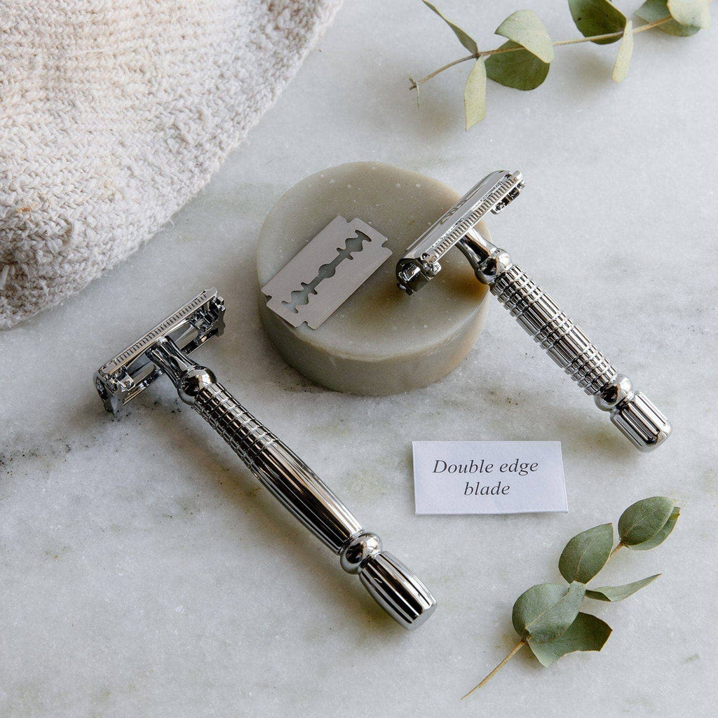 Safety Razor - Sustainable Razor - Single Blade, 10 Free Blades