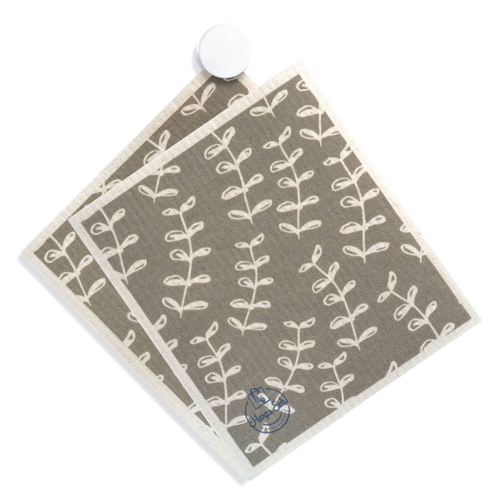 Swedish Dishcloth Set | 6-Pack Happily Grey