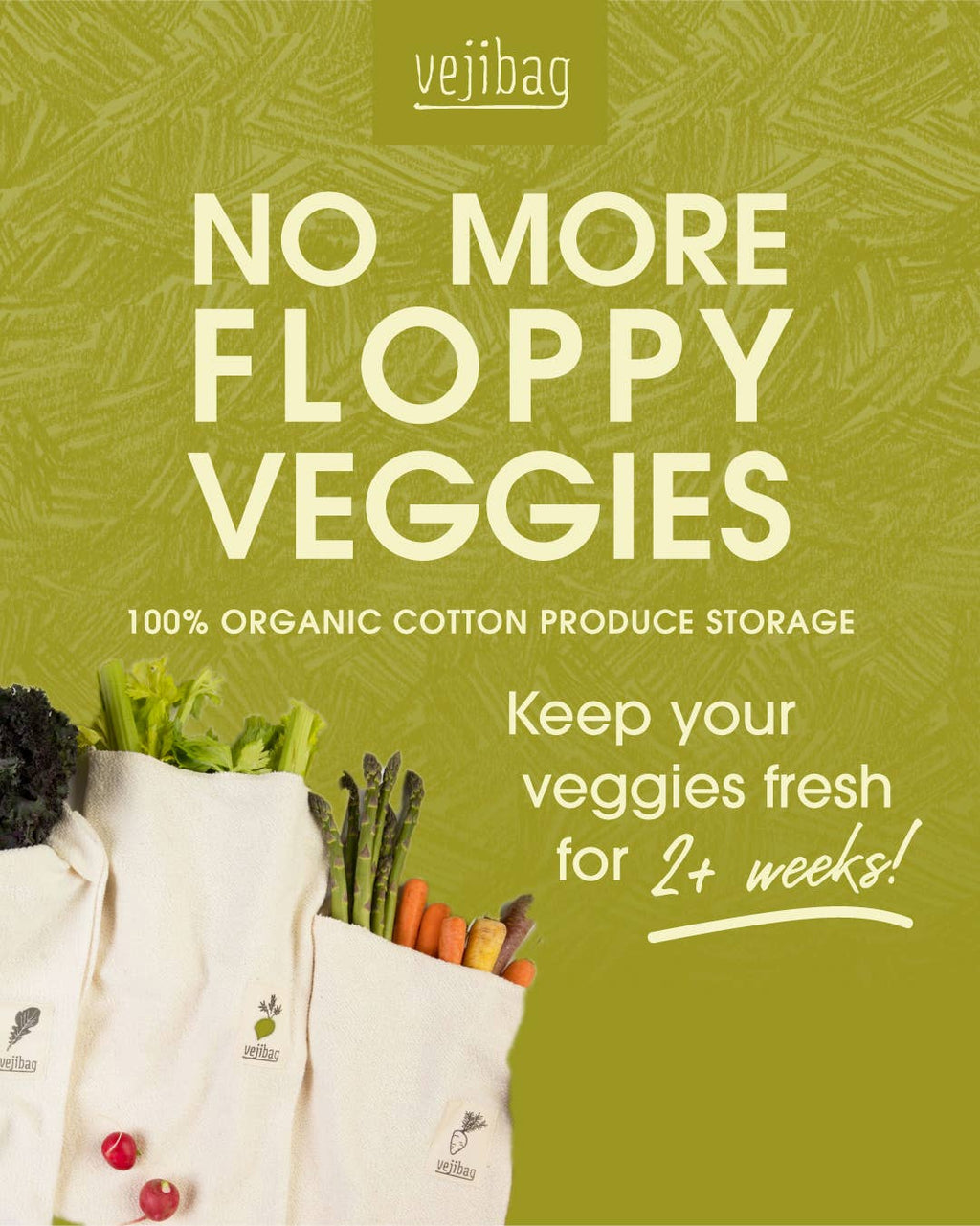 STANDARD Organic Cotton Produce Bag – USA Made, Zero Waste
