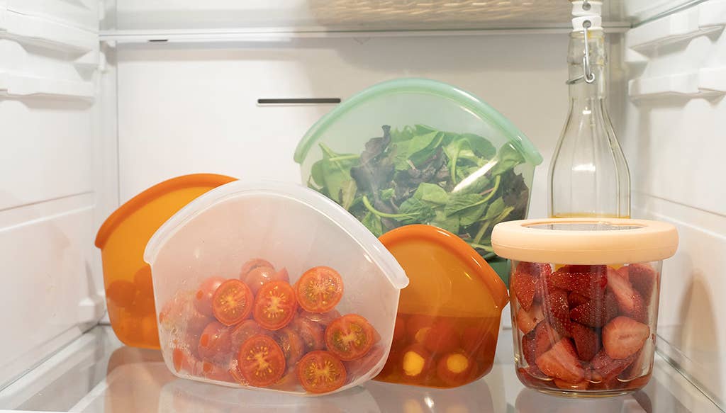 Reusable Silicone Storage Bag – Clear (900ml)